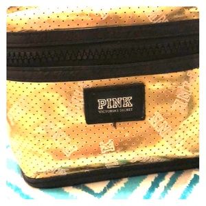 PINK cube makeup bag